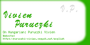 vivien puruczki business card